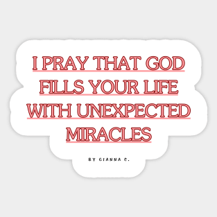 Miracle Filled Life Collection Sticker